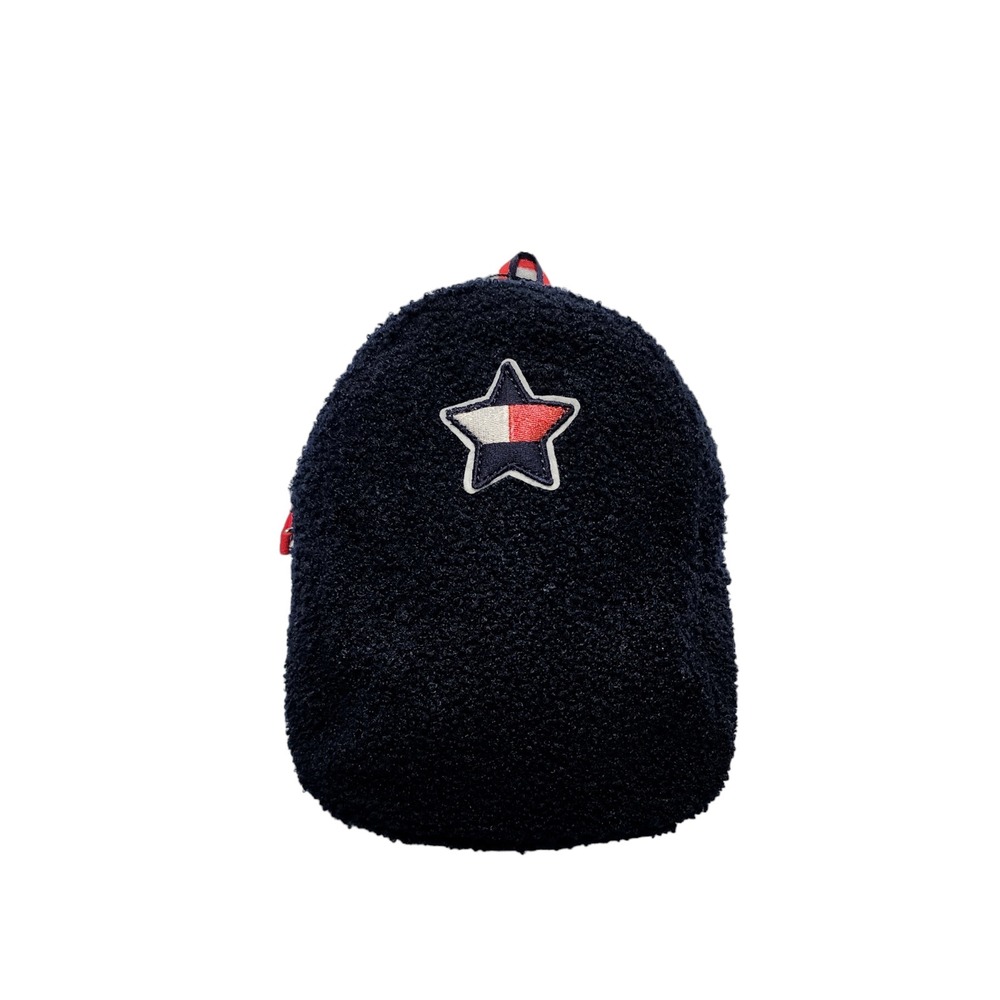 Tommy Hilfiger Girls Backpack Small Block Navy Zipper‎